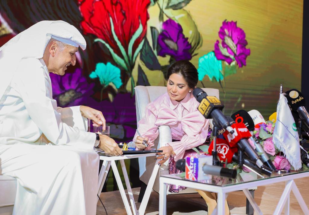 الرياض تشهد فرحة تعاقد روتانا ونوال الكويتية وإطلاق ألبومها “الأرض”